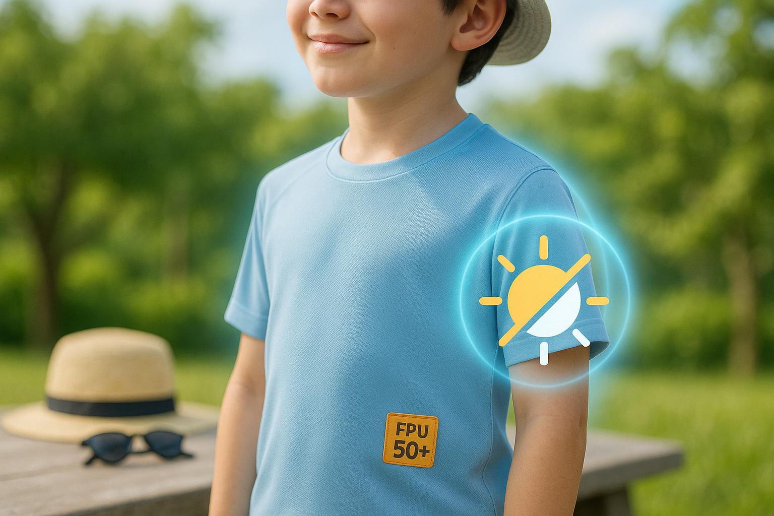 Cuidados essenciais para conservar roupas com proteção UV garantem durabilidade e eficácia, preservando a proteção contra os danos causados pelo sol. (imagem gerada com inteligência artificial)