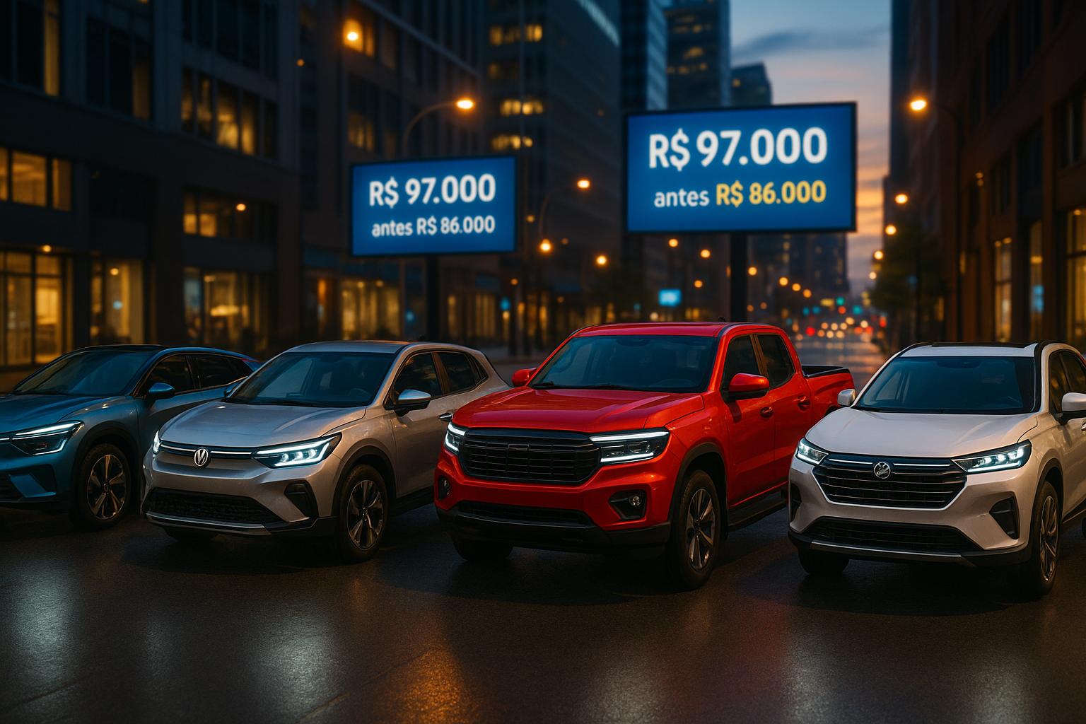 Melhores carros em promoção para 2025: descubra ofertas imperdíveis, modelos inovadores e dicas para escolher o veículo ideal com ótimo custo-benefício. (imagem gerada com inteligência artificial)