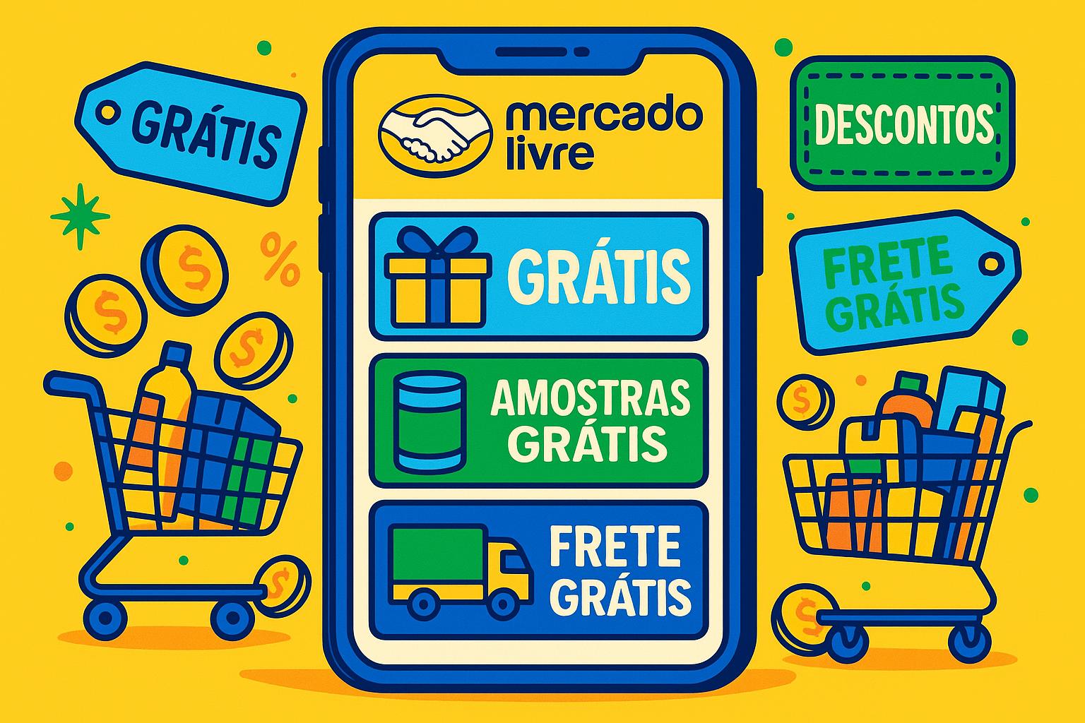 Aprenda como aproveitar produtos de graça na Mercado Livre em 2025 com dicas exclusivas, estratégias de frete grátis e promoções imperdíveis. (imagem gerada com inteligência artificial)