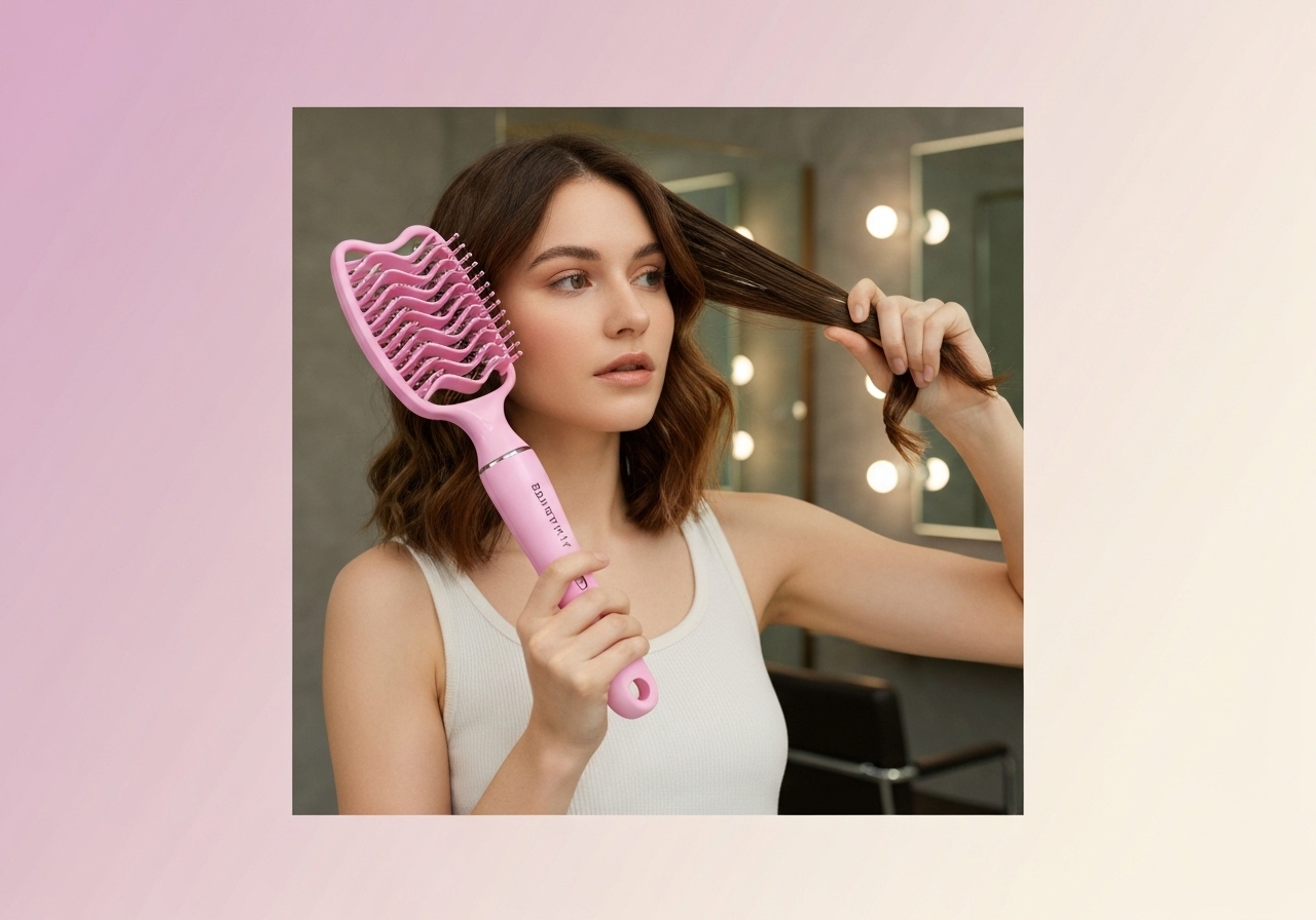 Escova Onda Beauty Flash: Cachos Definidos, Sem Frizz e Naturalidade