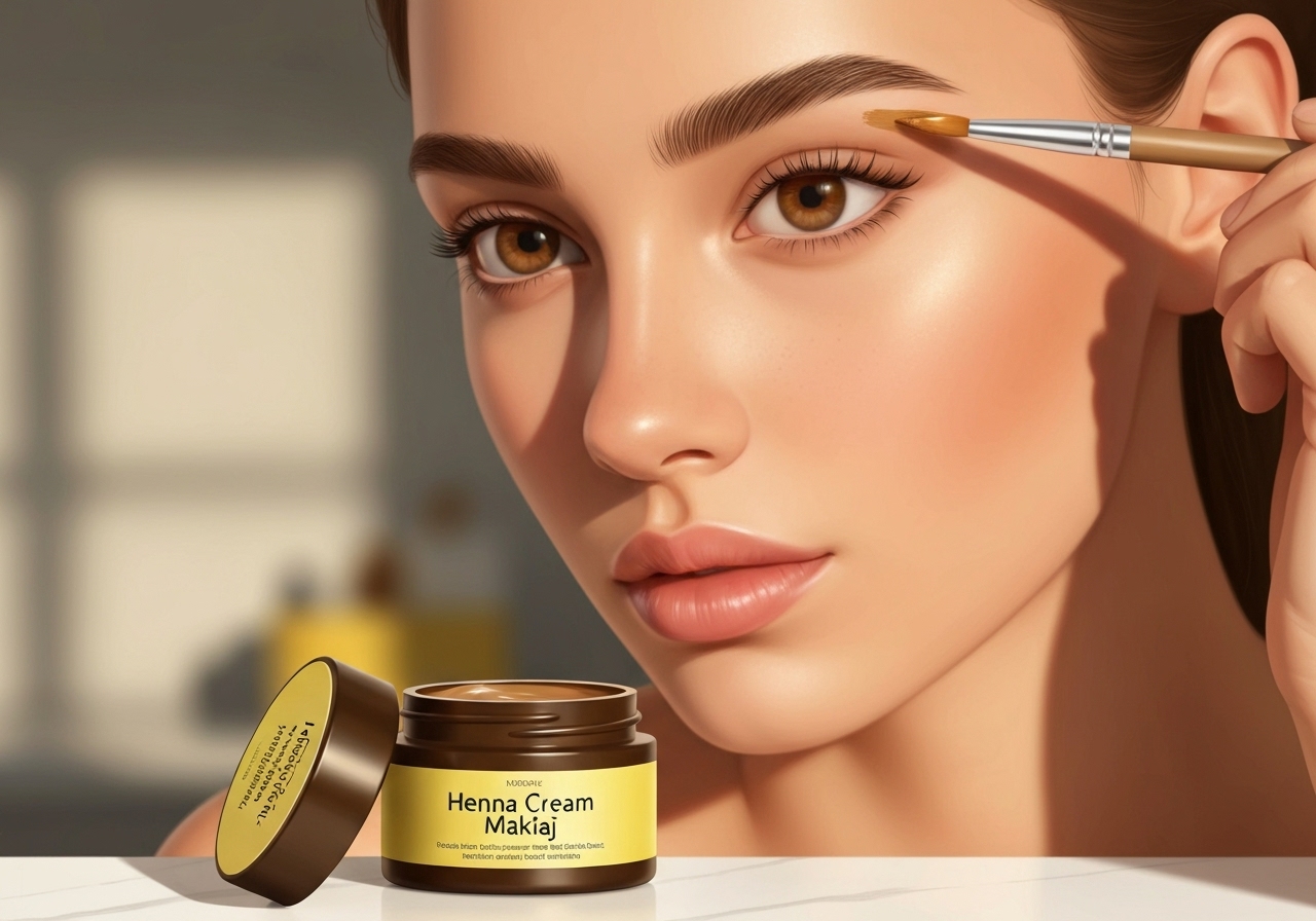 Henna Cream Makiaj: sobrancelhas perfeitas, naturais e duradouras