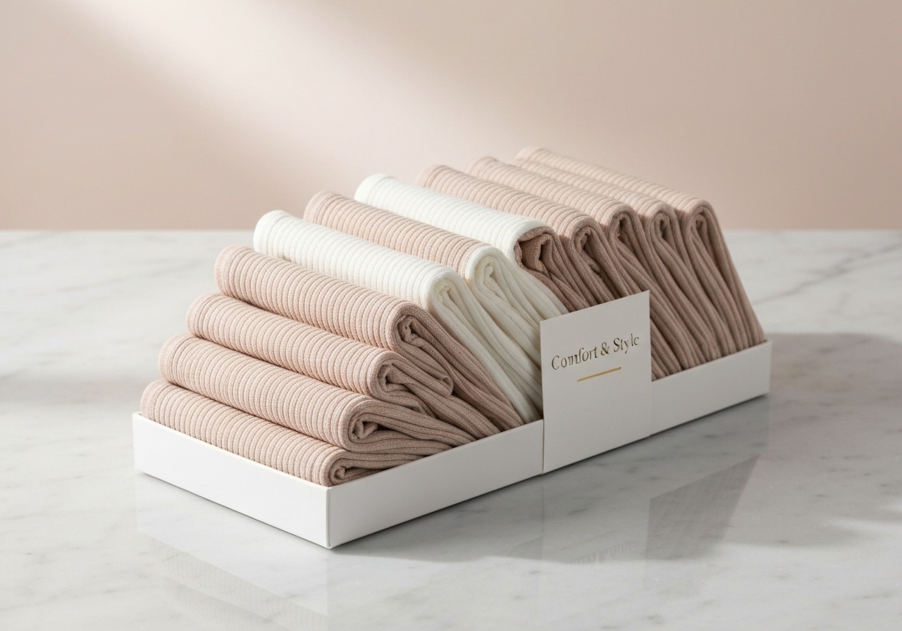 Kit 10 calcinhas fio dental caneladas, com forro 100% algodão, viés de poliamida e frente levemente maior. Conforto, estilo e tamanhos P a GG para uso diário. (imagem gerada com inteligência artificial)
