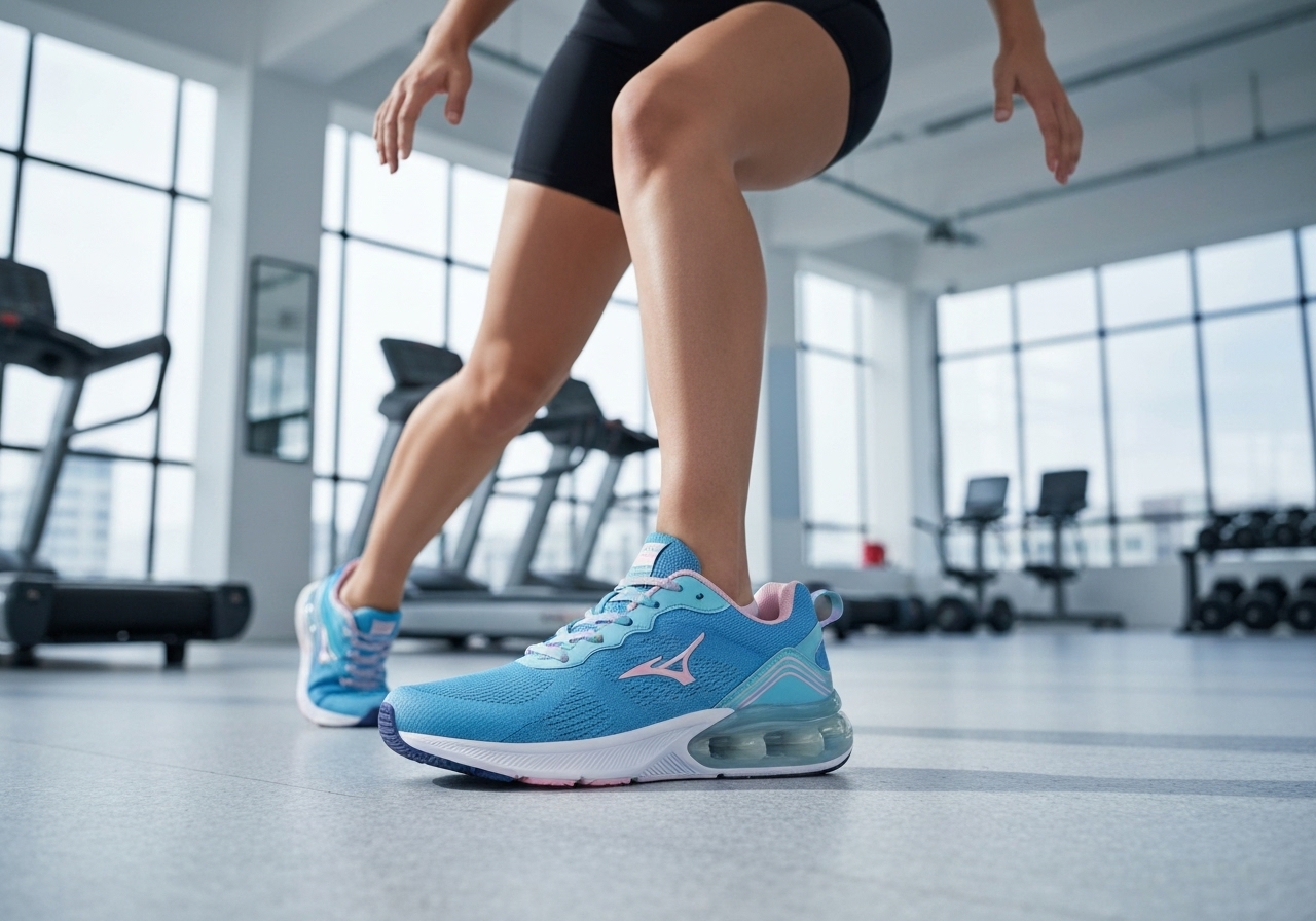 Descubra o tênis esportivo que une conforto, estilo e desempenho para academia e corrida, versátil, entrega rápida e suporte garantido. (imagem gerada com inteligência artificial)