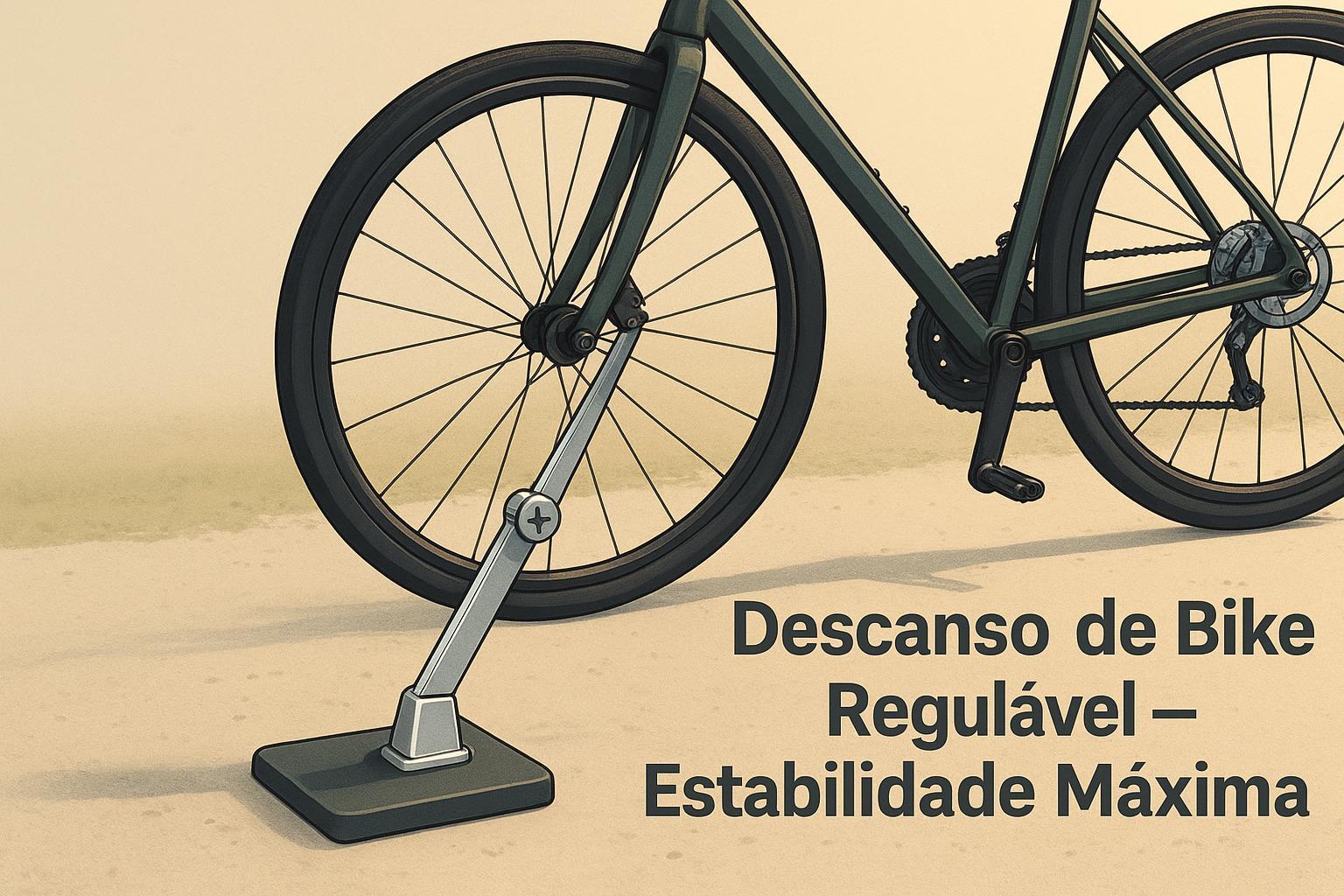 Descanso Lateral Regulável Aro 24-29: Estabilidade MTB Speed