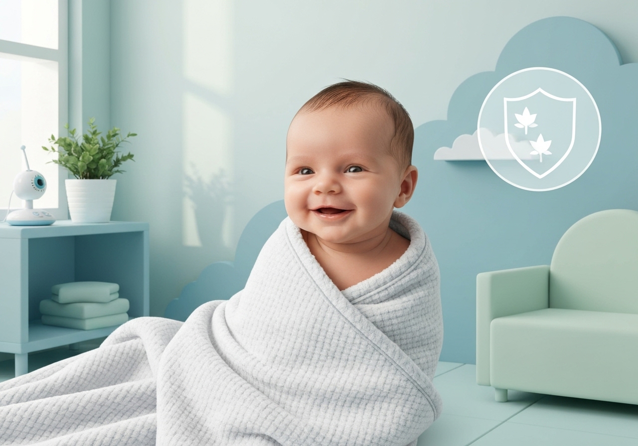 Manta Antialérgica de Microfibra para Bebê | Conforto e Segurança